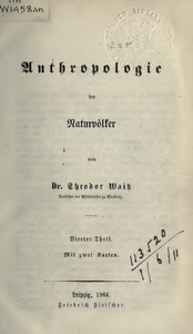 Anthropologie der Naturvölker